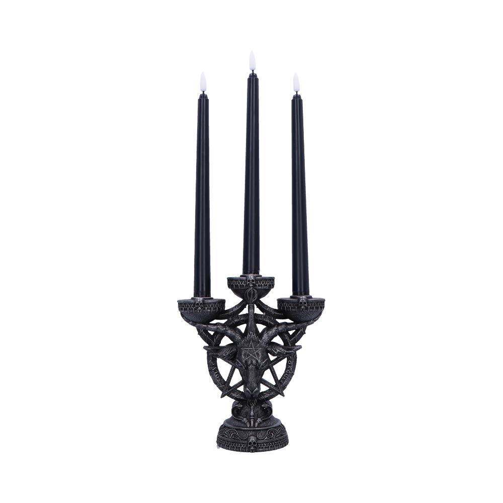 Baphomets Radiance Candelabra with LED Candles 46cm 3