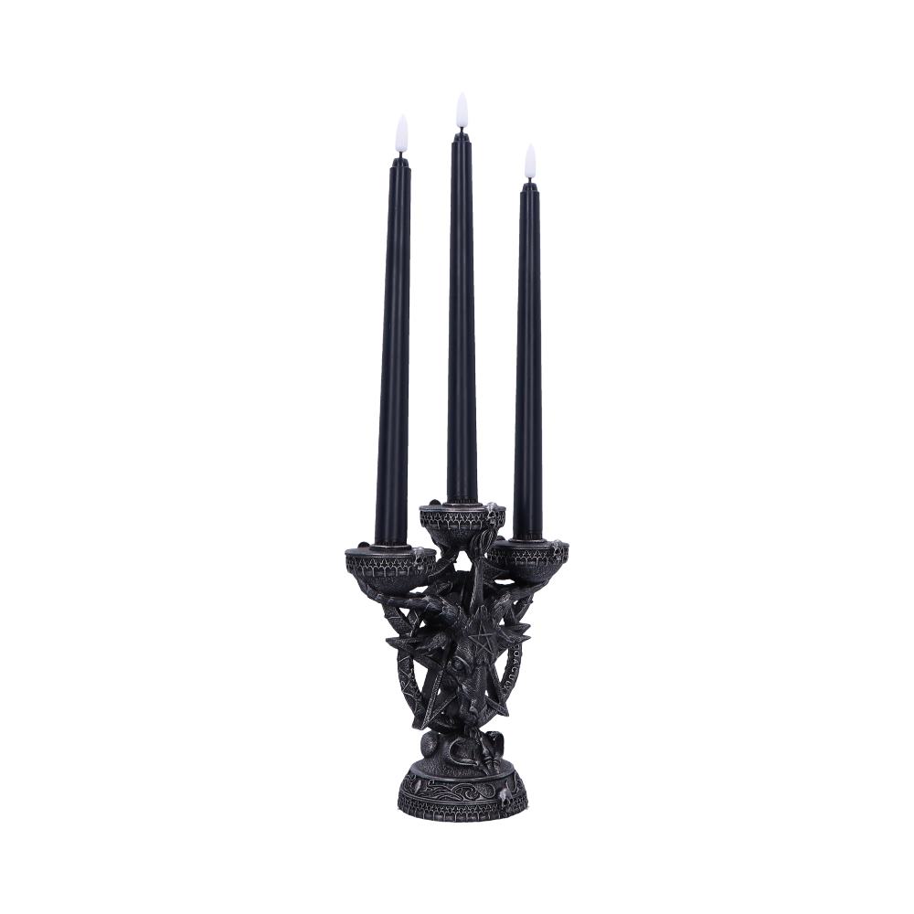 Baphomets Radiance Candelabra with LED Candles 46cm 4