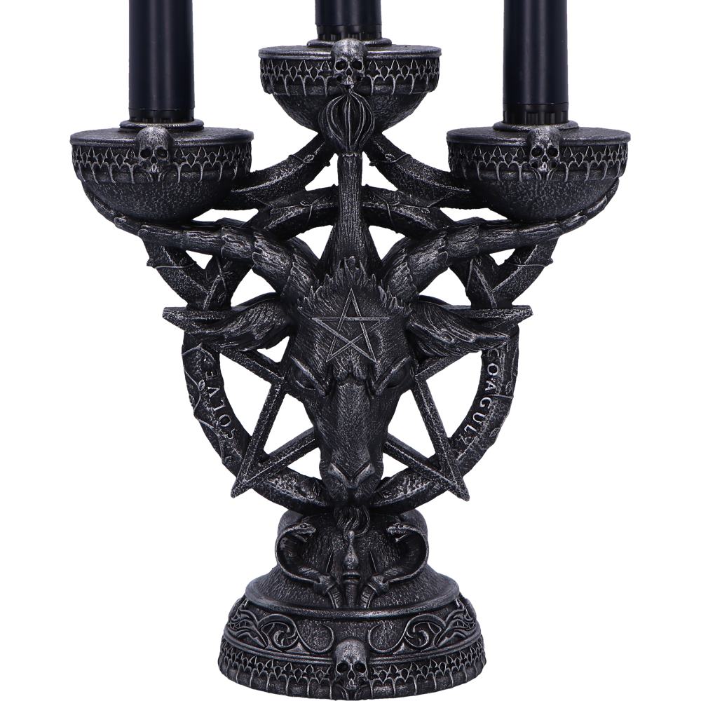Baphomets Radiance Candelabra with LED Candles 46cm 5