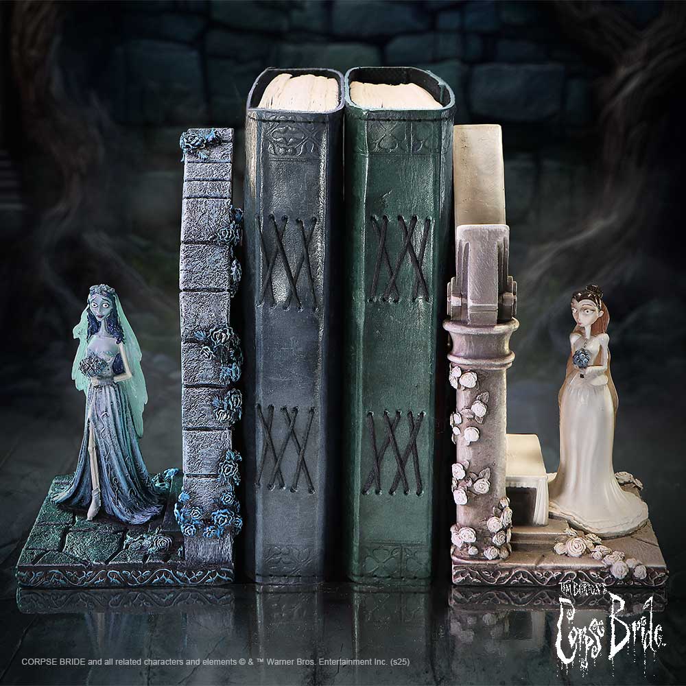 Corpse Bride Emily and Victoria Resin Bookends 19cm 7