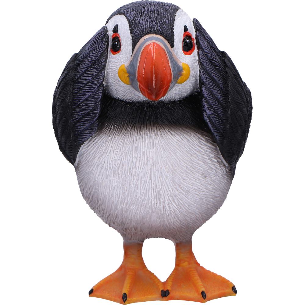 Three Wise Puffin Figurines Puffins 9cm Polyresin Statues 5