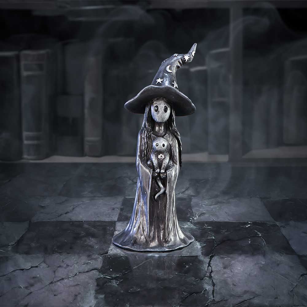 Little Souls Glimmer Witch with Cat Figurine 12.3cm 7