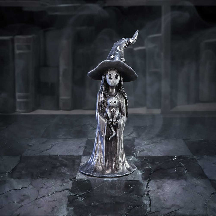 Little Souls Glimmer Witch with Cat Figurine 12.3cm 7