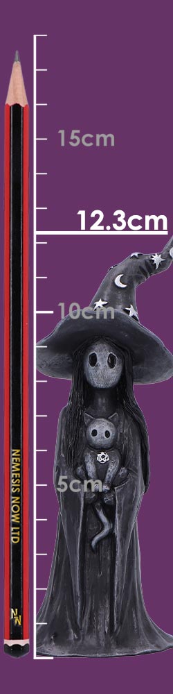 Little Souls Glimmer Witch with Cat Figurine 12.3cm 8