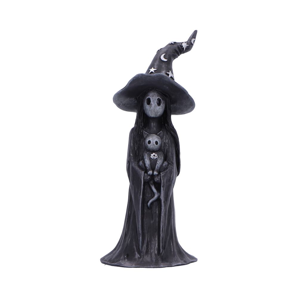 Little Souls Glimmer Witch with Cat Figurine 12.3cm 1