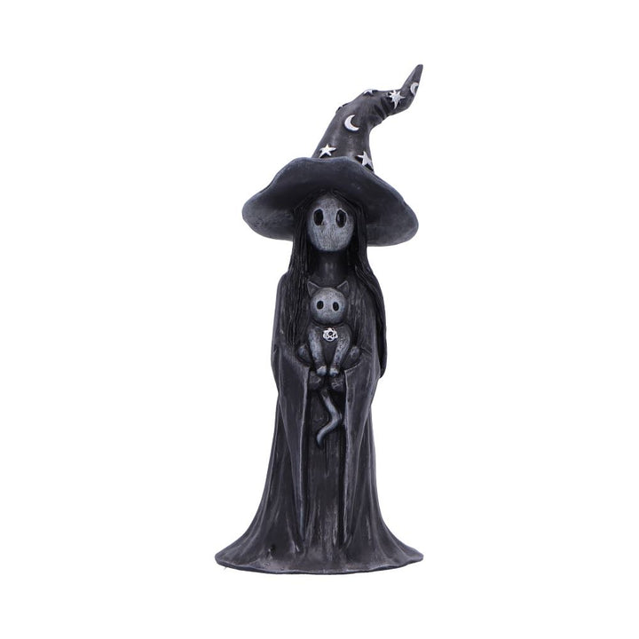 Little Souls Glimmer Witch with Cat Figurine 12.3cm 1