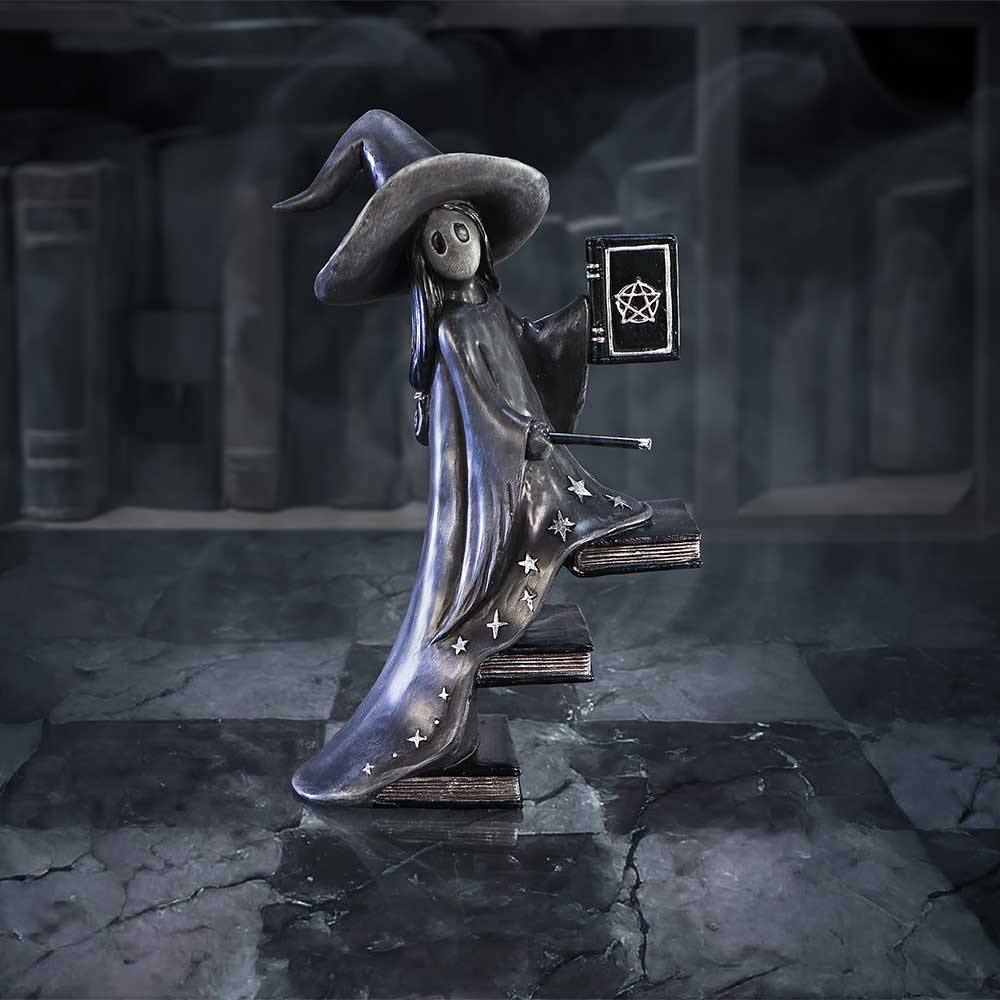Little Souls Luna Witch with Books Figurine 15cm 7