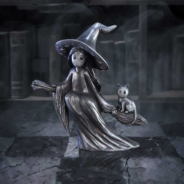 Little Souls Beam Witch on Broom Figurine 12.7cm 7