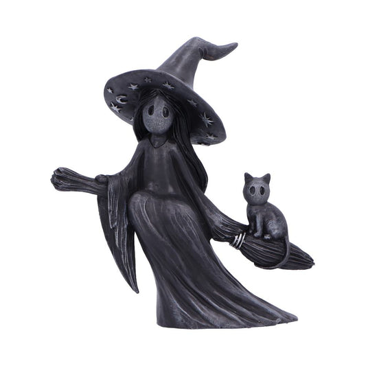 Little Souls Beam Witch on Broom Figurine 12.7cm 1