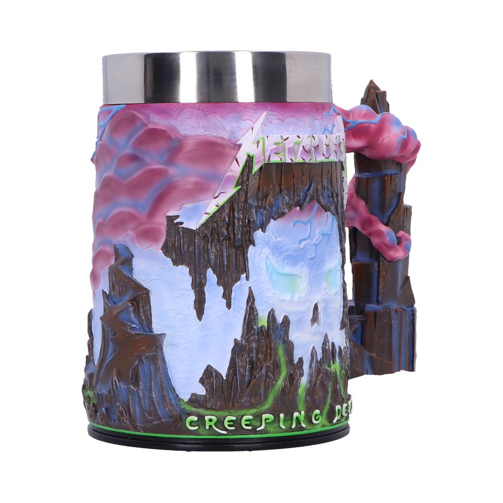 Metallica Creeping Death Artwork Inspired Tankard 18cm Officially Licensed 4