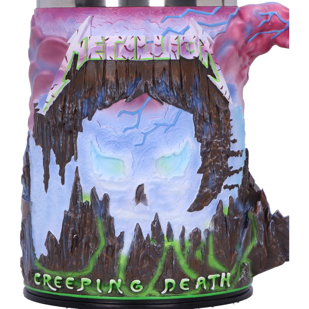 Metallica Creeping Death Artwork Inspired Tankard 18cm Officially Licensed 5