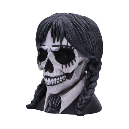Dark Glare Gothic School Girl Skull 16cm Resin Statue 8