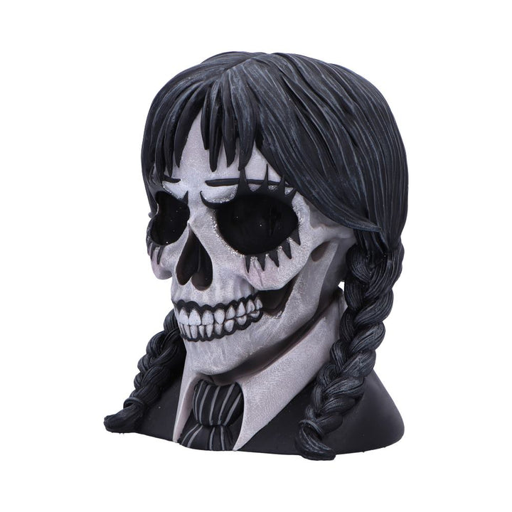 Dark Glare Gothic School Girl Skull 16cm Resin Statue 8