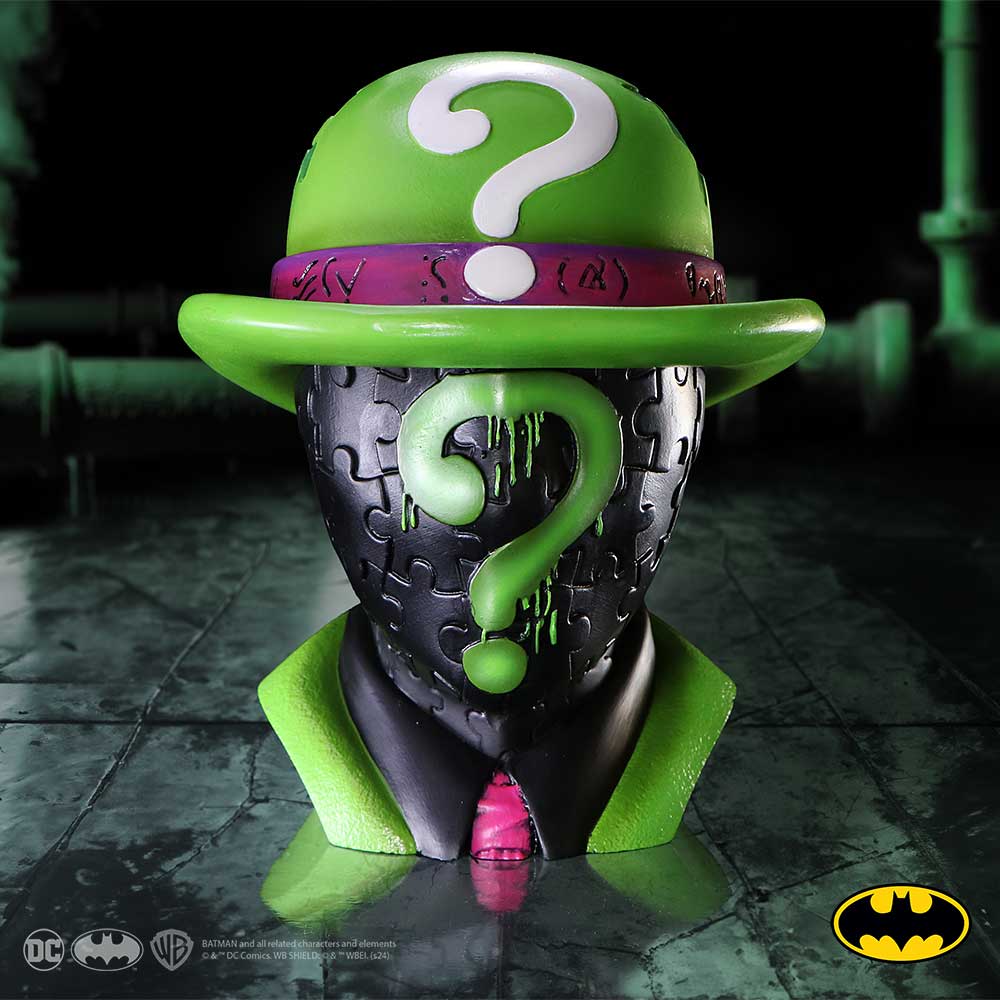 DC Batman Riddler Hat Box in Green 14.5cm 7
