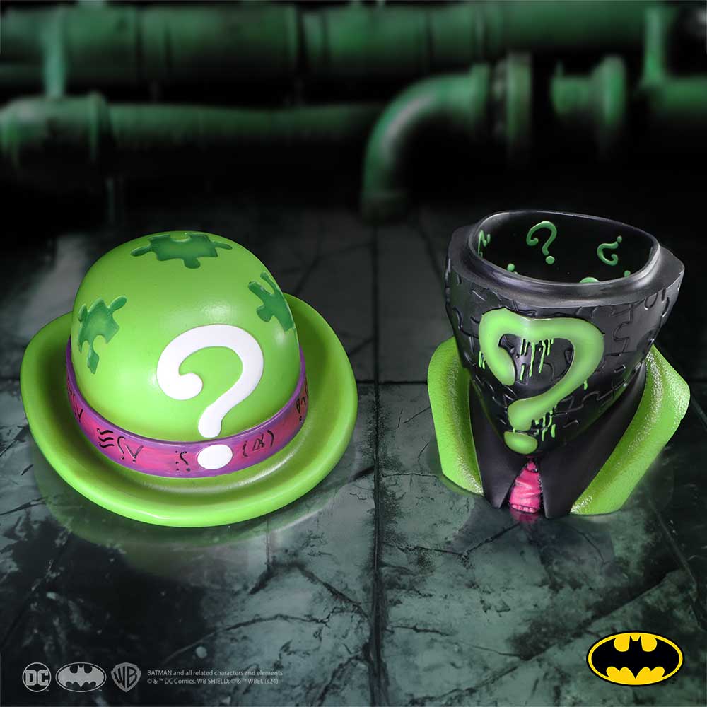 DC Batman Riddler Hat Box in Green 14.5cm 8