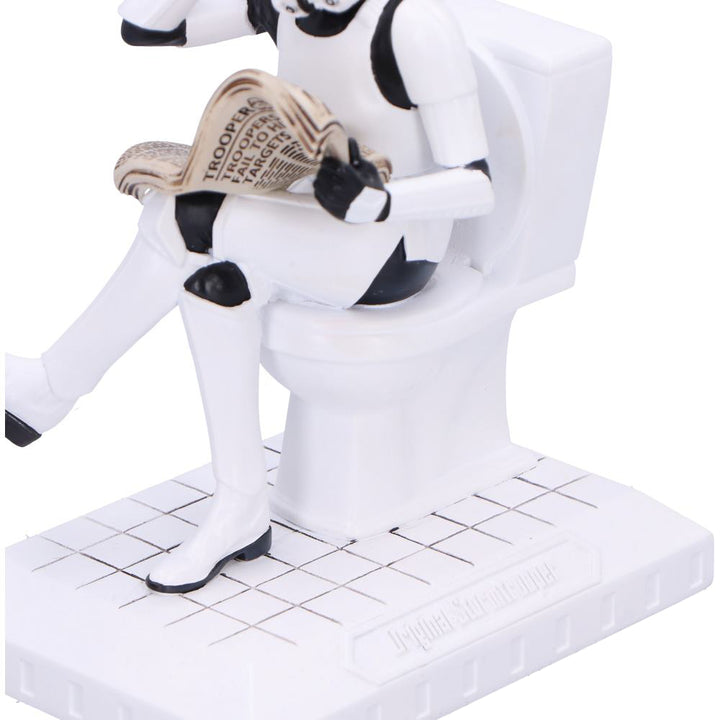 Original Stormtrooper Pooper Trooper on a Toilet Figurine 14cm 6