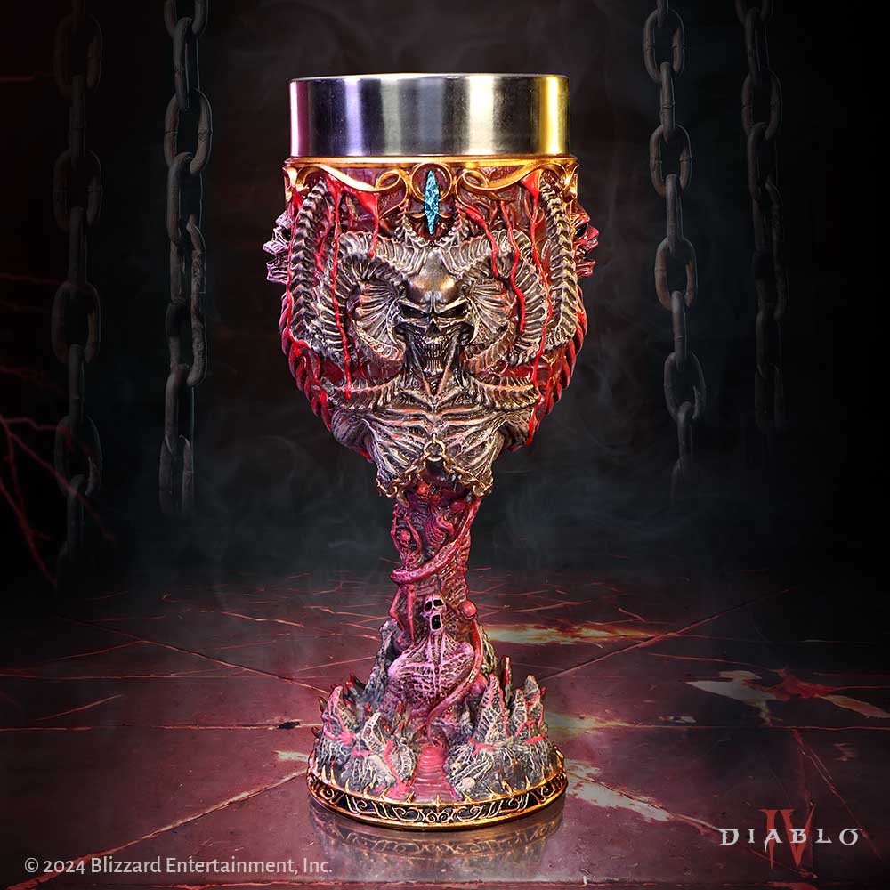 Diablo IV Mephisto The Lord of Hatred Inspired Goblet 19.5cm Drinking Mug 8