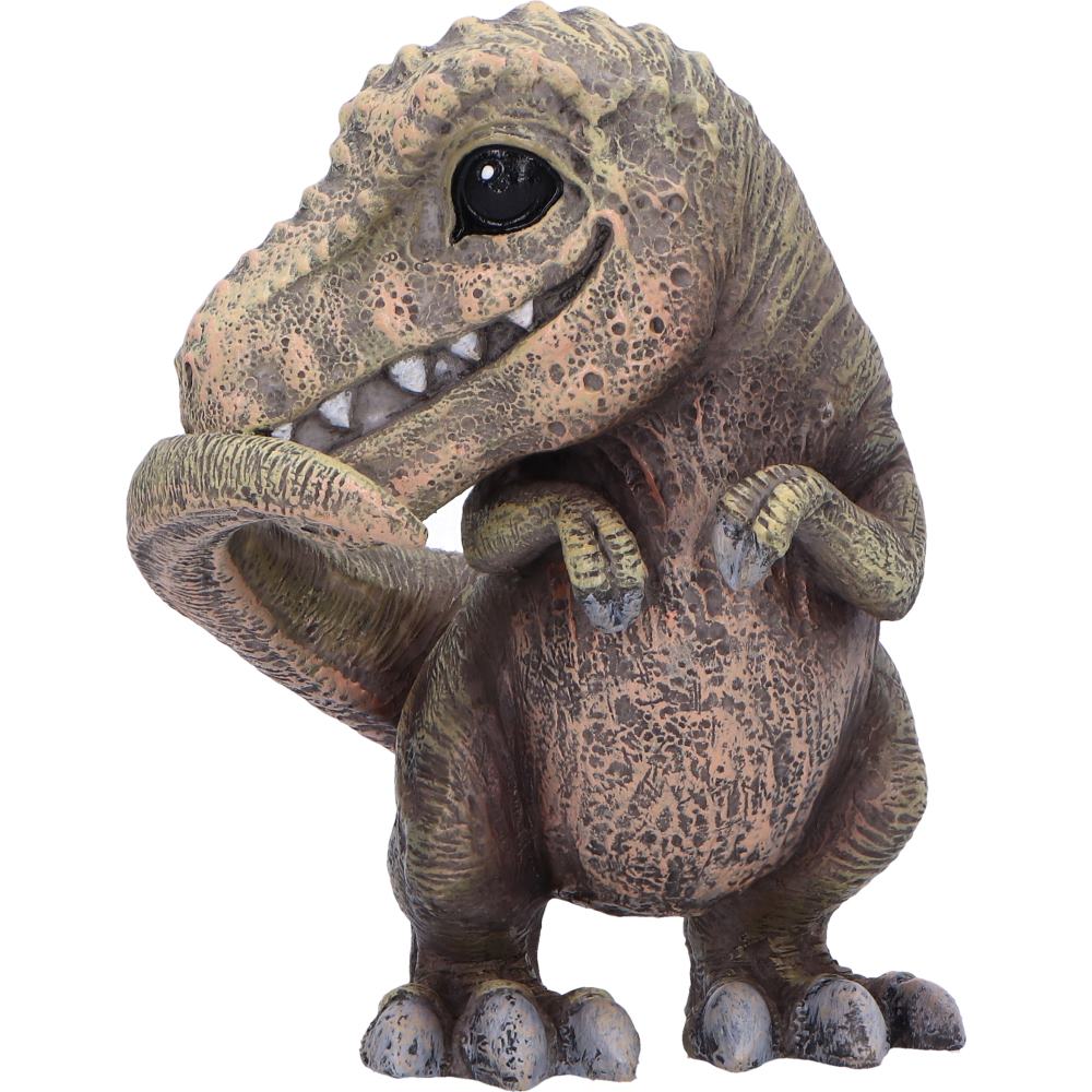 Three Wise See No Hear Speak Tyrannosaurus Rex Dinosaur Figurines 9.3cm 6