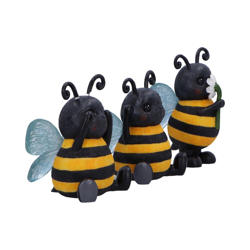 Three Wise Bees Figurines by Nemesis Now 9.5cm 4