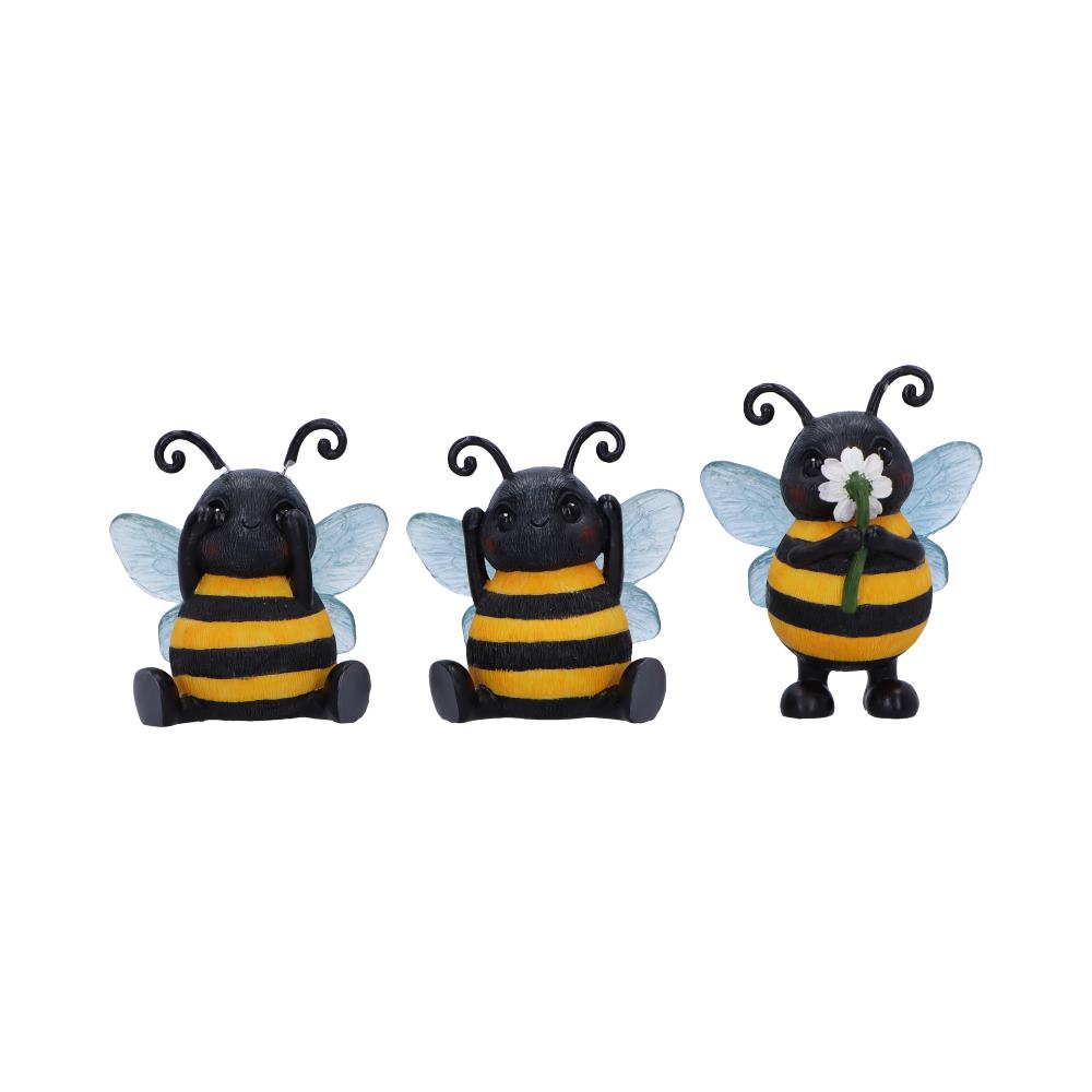 Three Wise Bees Figurines by Nemesis Now 9.5cm 1