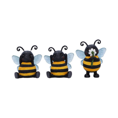 Three Wise Bees Figurines by Nemesis Now 9.5cm 1