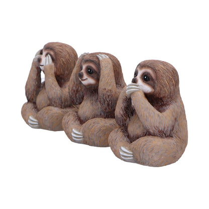 Three Wise Sloths Figurines by Nemesis Now 8cm 2