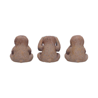 Three Wise Sloths Figurines by Nemesis Now 8cm 3