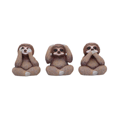 Three Wise Sloths Figurines by Nemesis Now 8cm 1