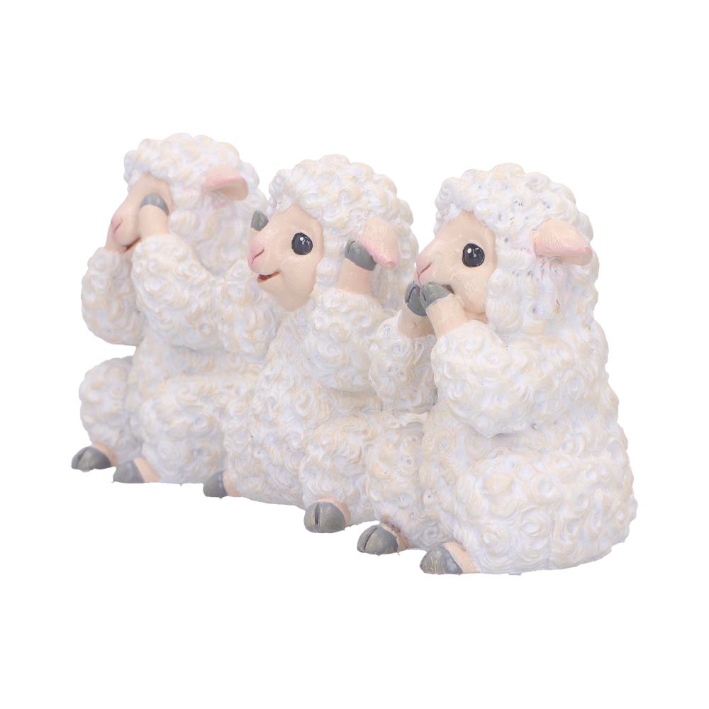Three Wise Sheep Figurines by Nemesis Now 8.5cm 2