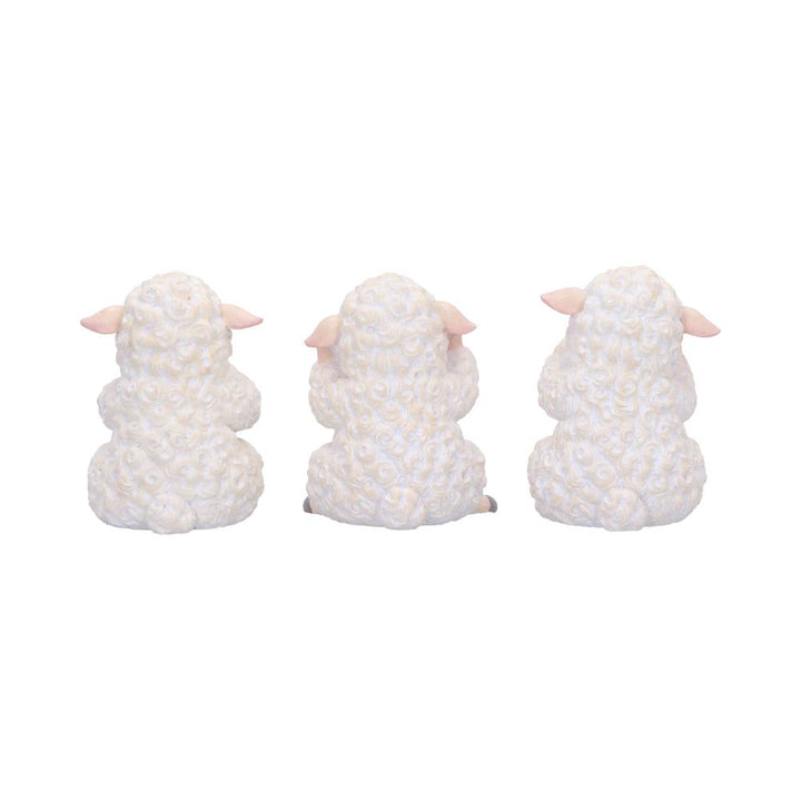 Three Wise Sheep Figurines by Nemesis Now 8.5cm 3