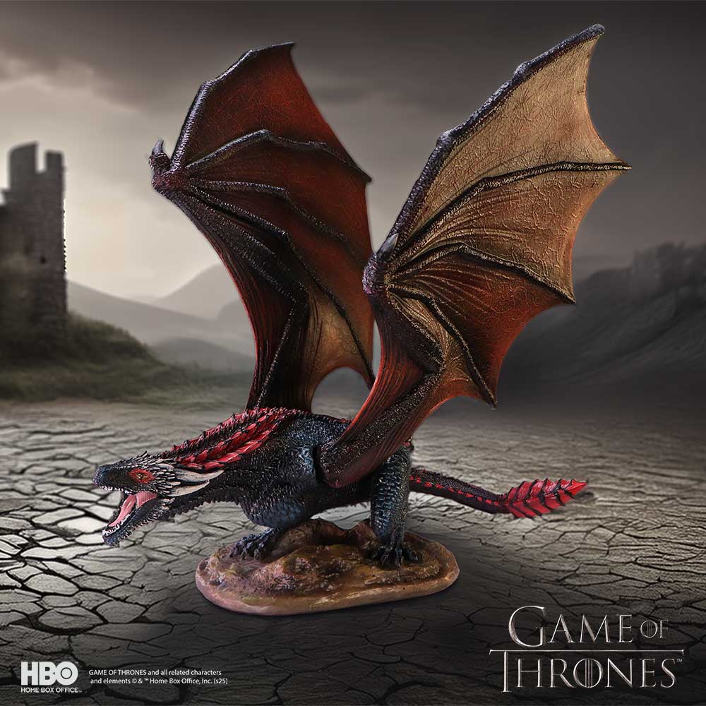 Game of Thrones Drogon Large Dragon Figurine 28cm Polyresin Statue 7