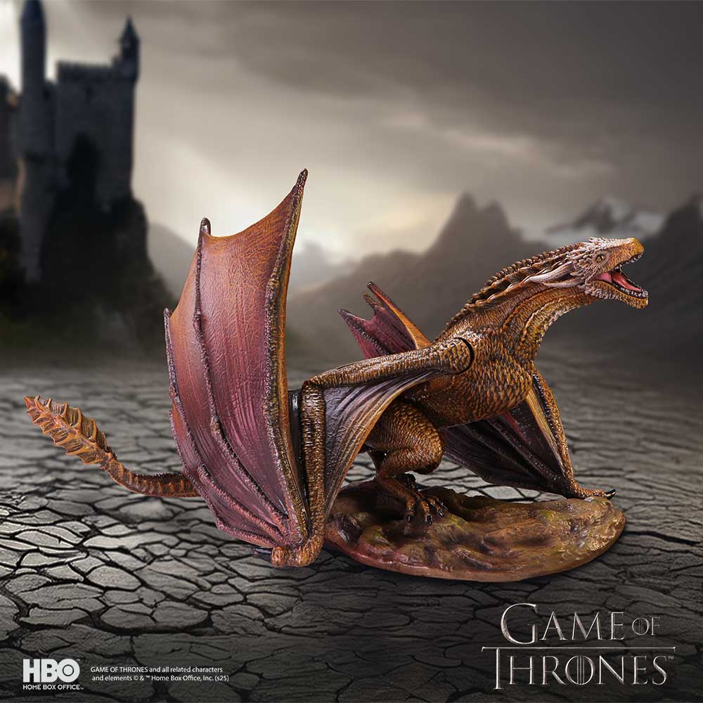 Game of Thrones Viserion Large Dragon Figurine 31.5cm Resin Statue 7