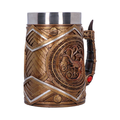 House of the Dragon Targaryen Crown and Dagger Tankard 16cm Drinking Mug 4