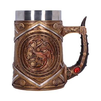 House of the Dragon Targaryen Crown and Dagger Tankard 16cm Drinking Mug 1