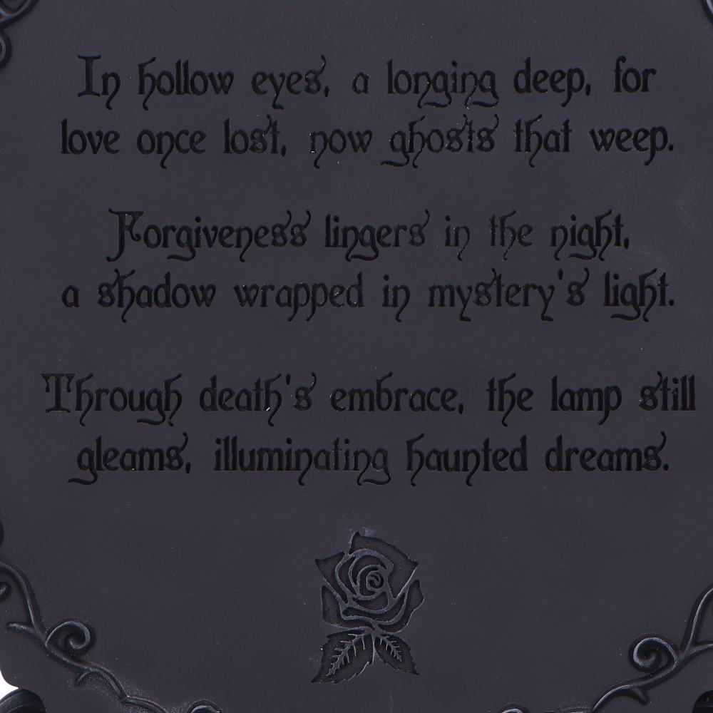 Deaths Embrace Lamp 20.2cm Gothic Decoration 6