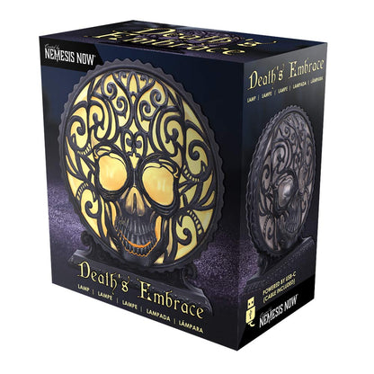 Deaths Embrace Lamp 20.2cm Gothic Decoration 9