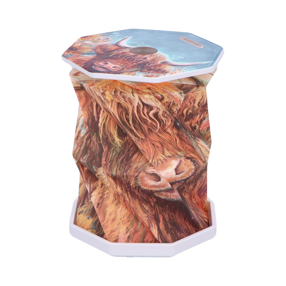 Highland Cow Foldable Lamp 21cm 1