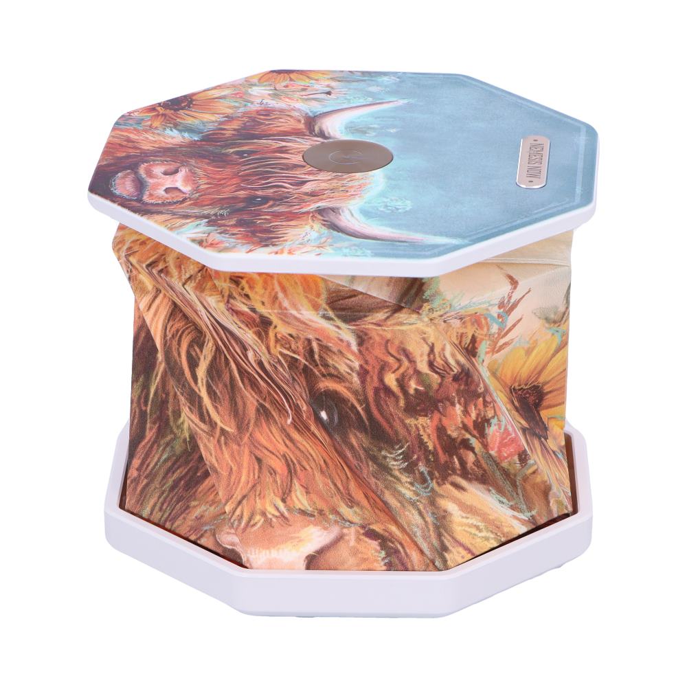 Highland Cow Foldable Lamp 21cm 4