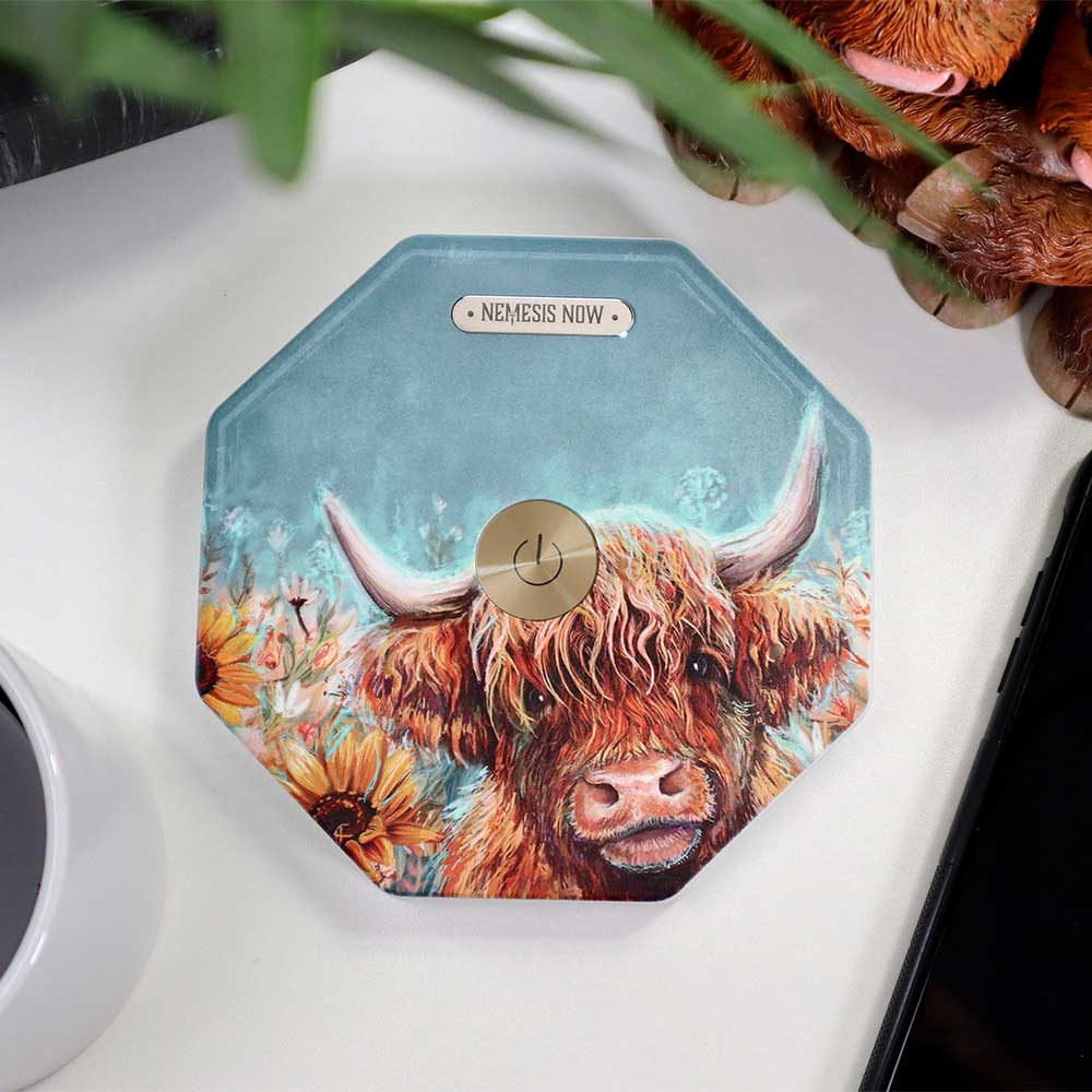 Highland Cow Foldable Lamp 21cm 8