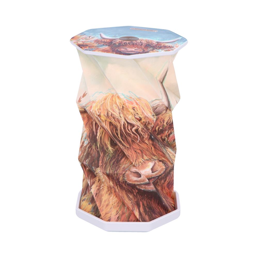 Highland Cow Foldable Lamp 21cm 2