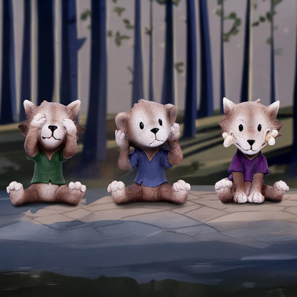 Three Wise Werewolves 7.5cm Figurines 7