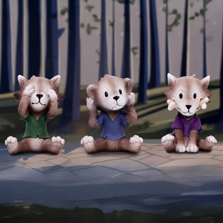 Three Wise Werewolves 7.5cm Figurines 7