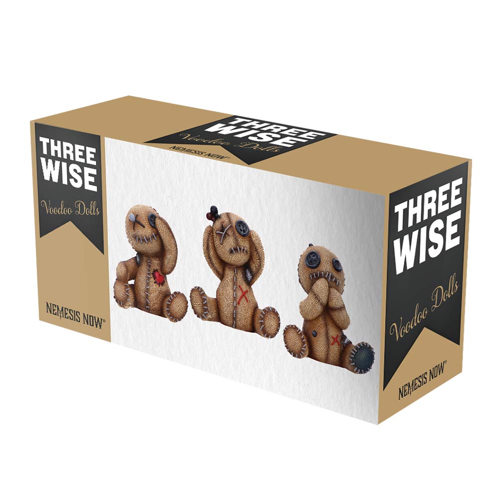 Three Wise Voodoo Dolls 8cm 7