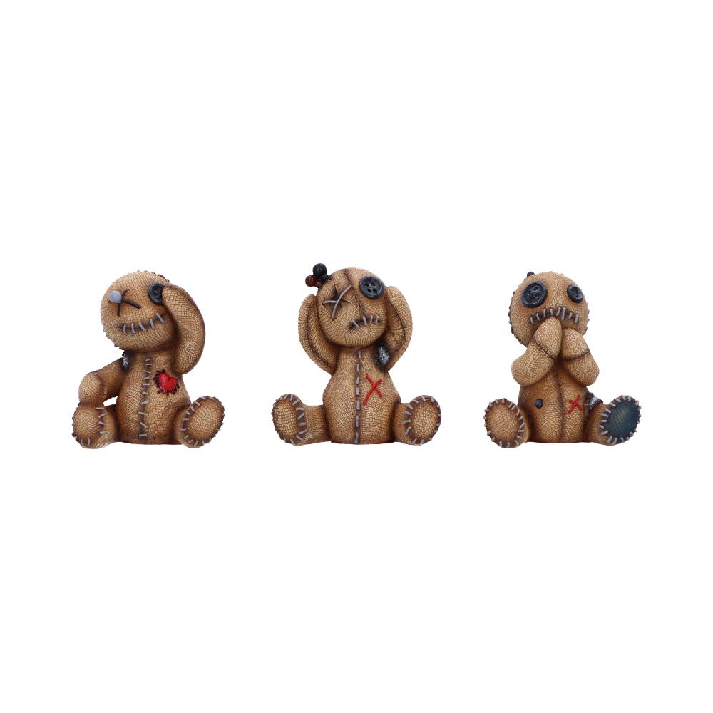 Three Wise Voodoo Dolls 8cm 1