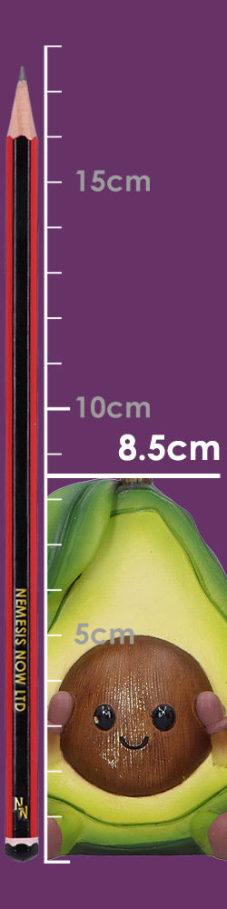 Three Wise Avocados 8.5cm Resin Statues 9
