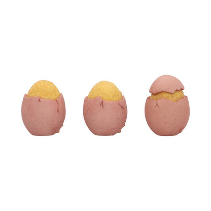 Three Wise Chicks 6.7cm Resin Figurines 3