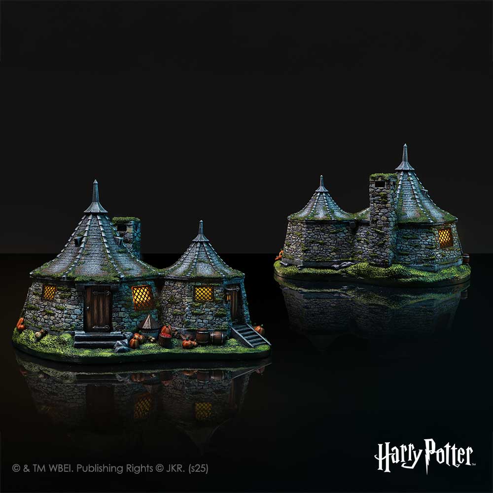Harry Potter Hagrids Hut Light up Figurine 20cm 9