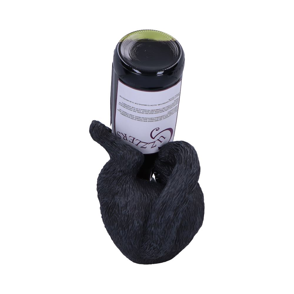 Black Cat Guzzler 24cm Wine Bottle Holder 3
