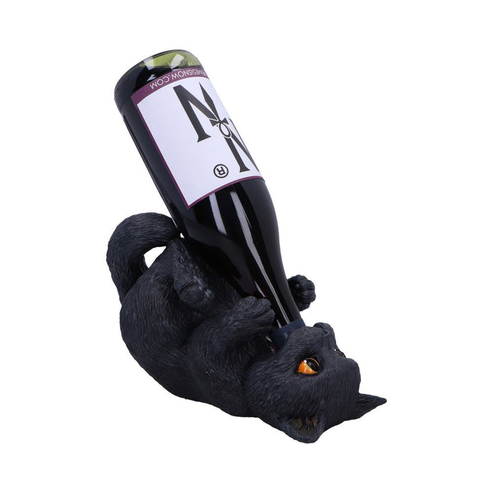 Black Cat Guzzler 24cm Wine Bottle Holder 4