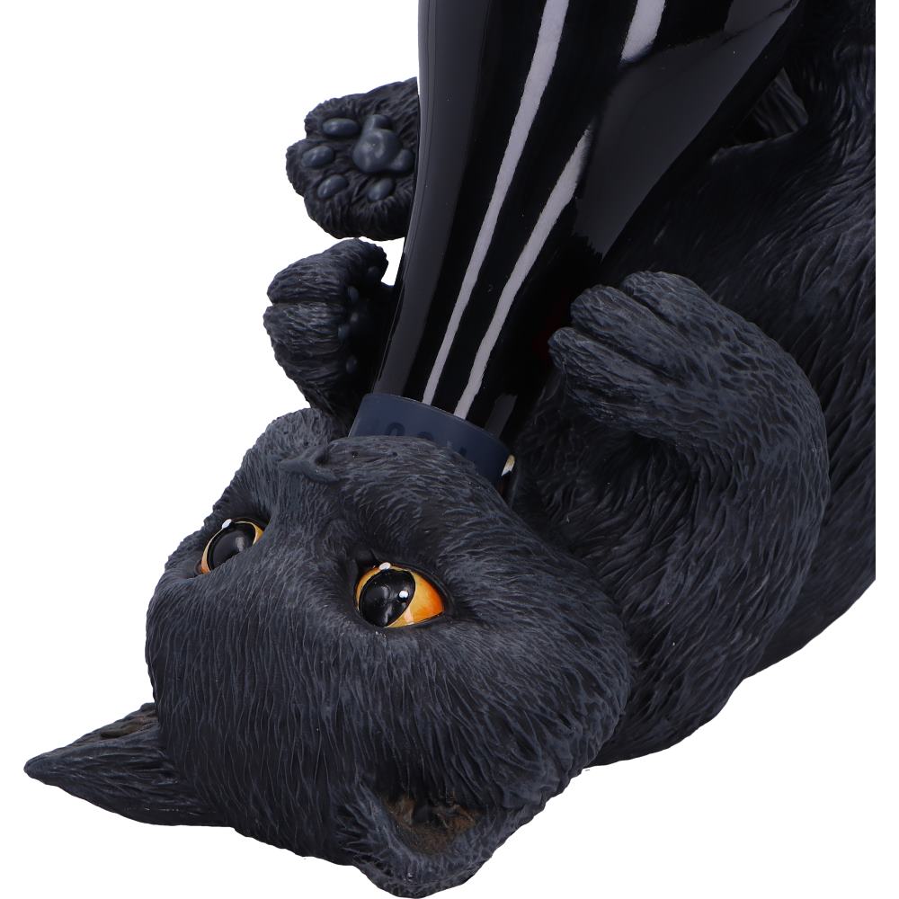 Black Cat Guzzler 24cm Wine Bottle Holder 5